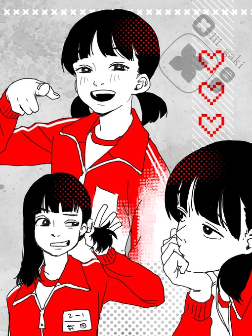 久しぶりに知子ちゃん描いた 