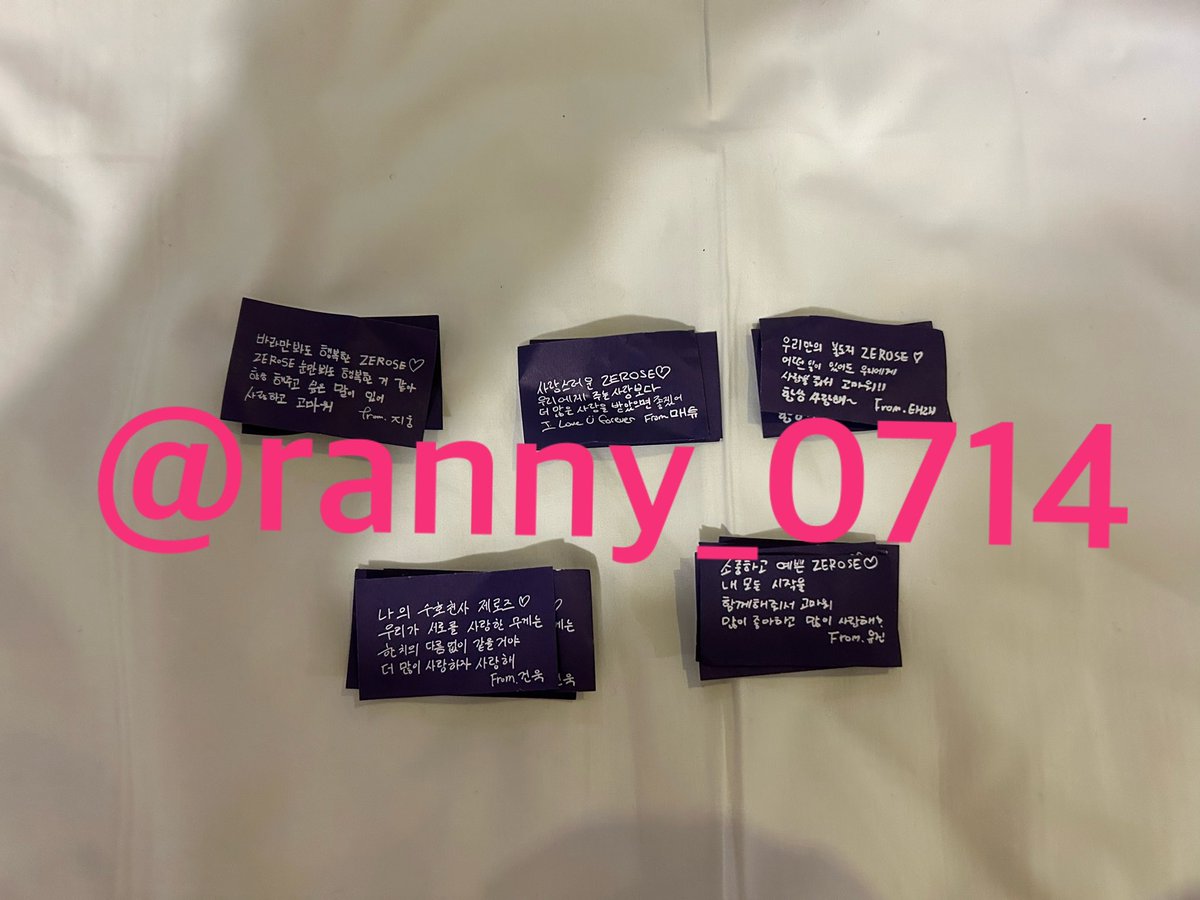 🌟트친 한정 나눔입니다🌟
💕제베원콘 컨페티 나눔합니다💕
- 지웅 : 2장
- 매튜 : 2장
- 태래 : 2장
- 건욱 : 4장
- 유진 : 4장
Rt후 원하는 멤버 멘션 달아주세요💕
당발은 3/15일 저녁 9시입니다.