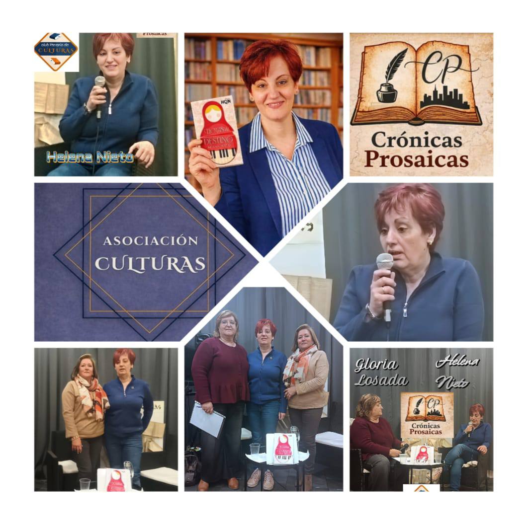 HelenaNC's tweet photo. Inaugurando el espacio de Culturas Crónicas prosaicas.  Una entrevista que disfruté. https://t.co/4ojLCKkysi
