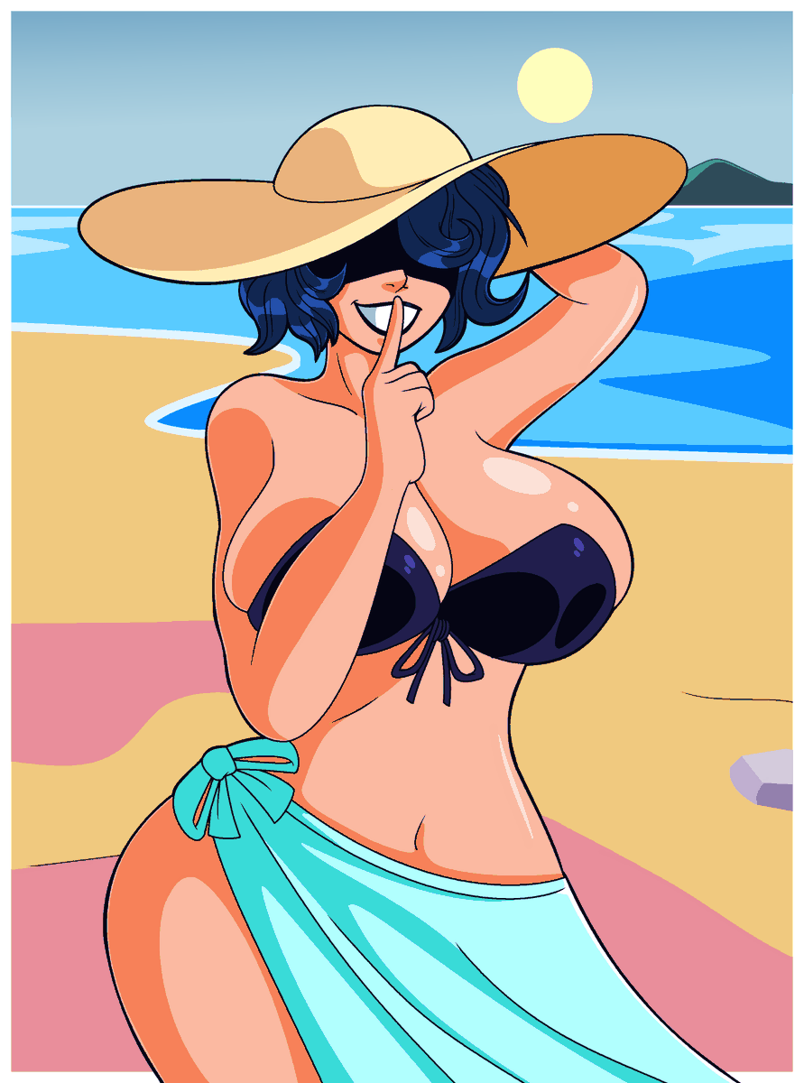pills_a's tweet photo. Commission - Cordelia (Dead Estate)
A commission for @wonderlust31 featuring Cordelia from the game Dead Estate in a swimsuit. 
Hope you guys like it! https://t.co/hJYsscyTXb