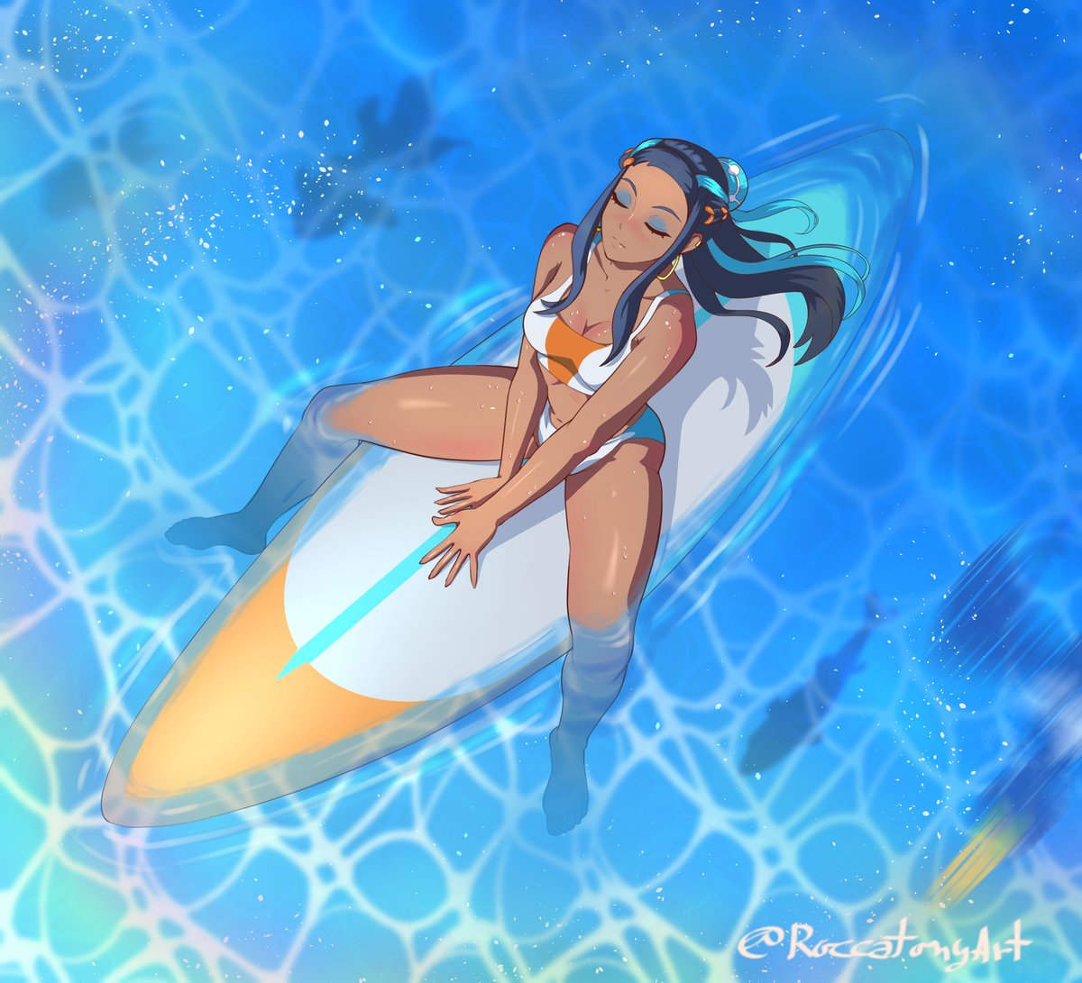 A moment of peace under the Galar sun 🌞

Nessa - Pokemon
#fanart #nessa #pokemon #nintendo #pokemonfanart