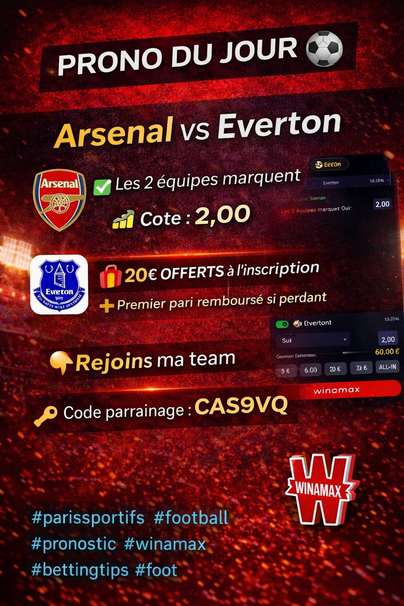 pronostic foot tweet media