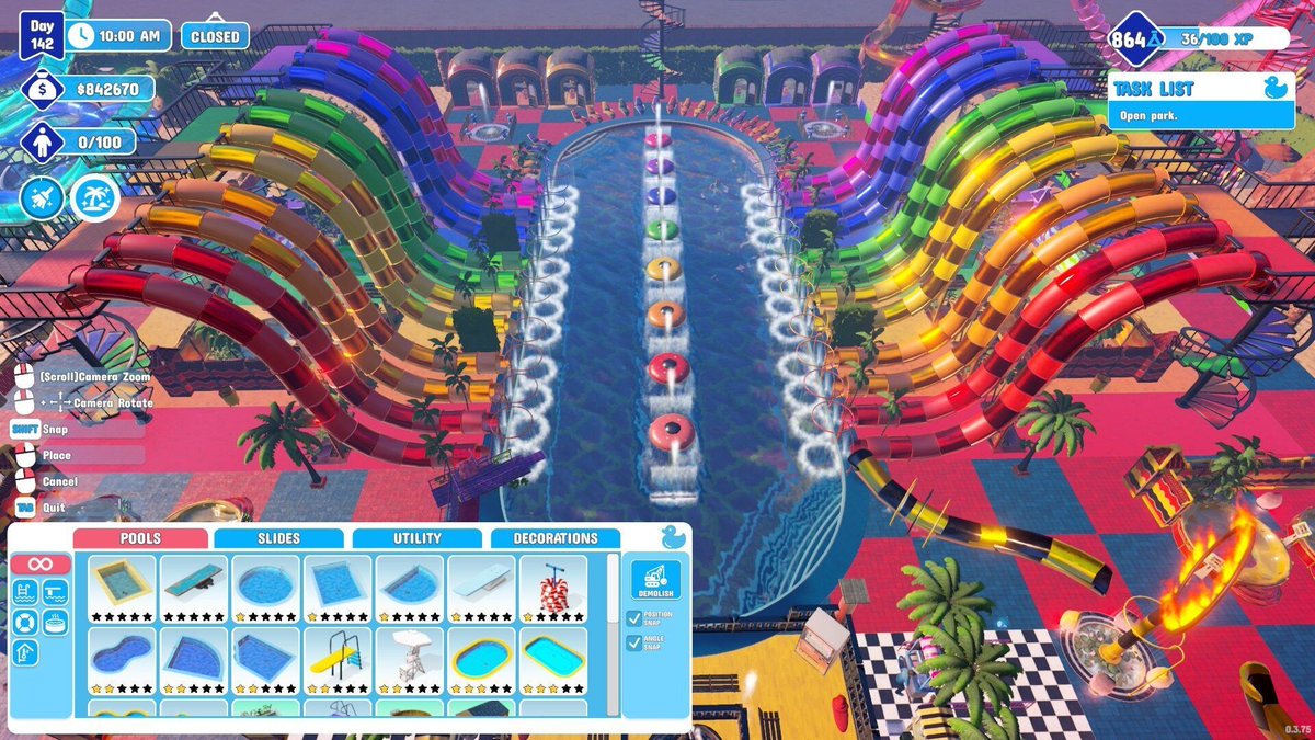 Waterpark Simulator EA 🏖️ 0.3 AVAILABLE NOW! tweet media