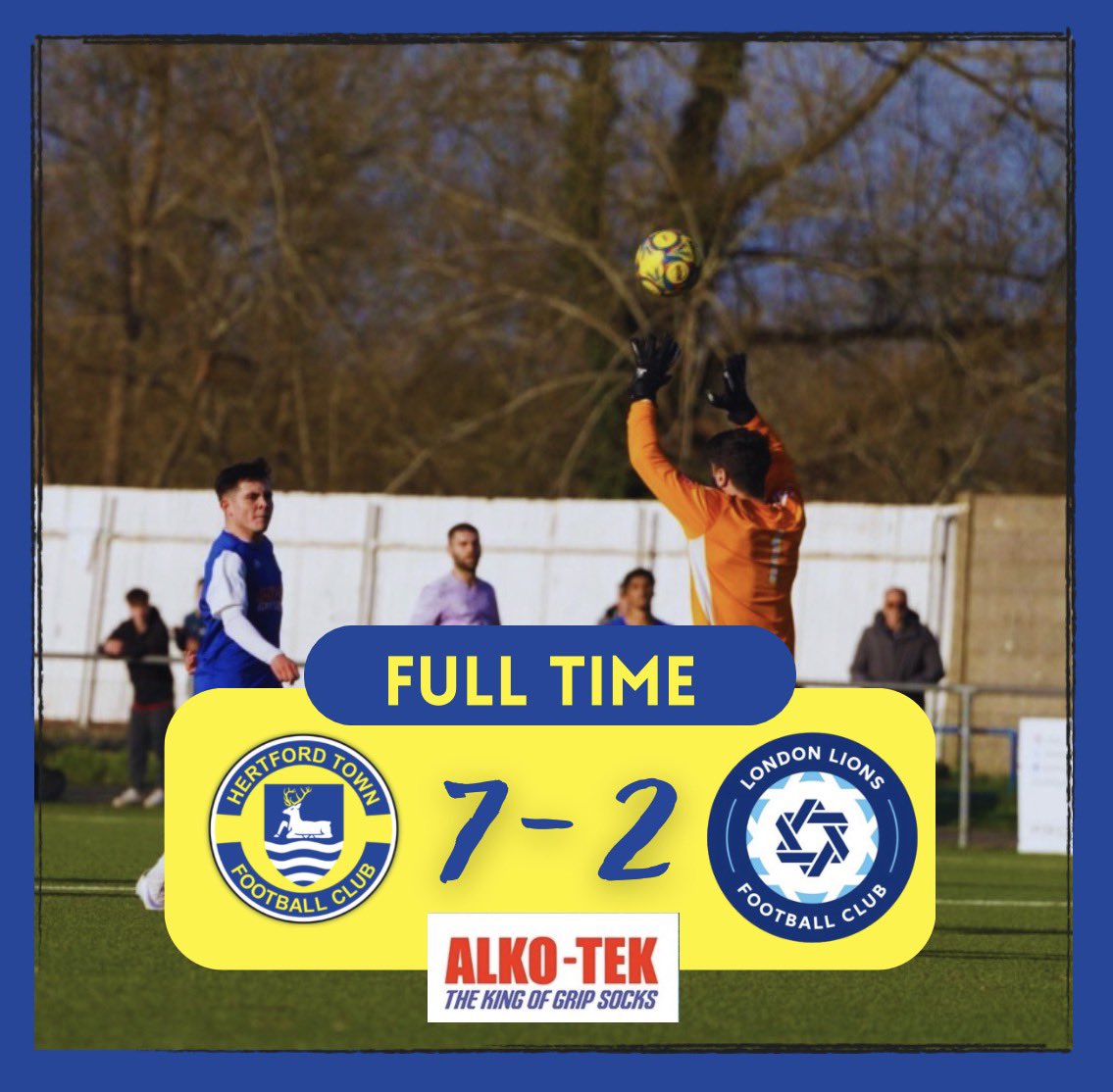 FULL TIME 😍

Great display from the boys this afternoon 🫡

UP THE HERTFORD 🔵🟡

#htfc #blues #hertfordtownfc
