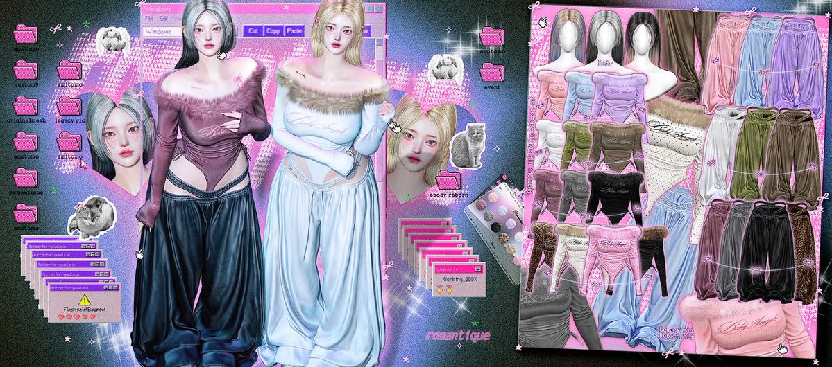 KawaiiFeedSL's tweet image. AMITOMO Romantique Collection〡March 15th @ Kustom9〡Taxi: maps.secondlife.com/secondlife/kus… 
#SecondLife #Amitomo #Kustom9 #slevent #slcontent #KawaiiFeed