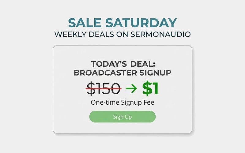 SermonAudio tweet media