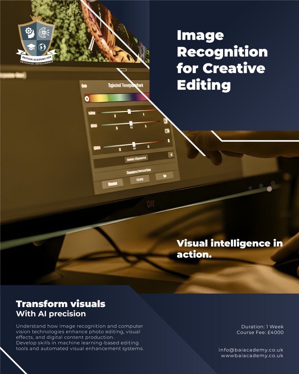 BaiAcademy's tweet image. Image recognition and computer vision are redefining digital content creation
👉 Upgrade your visual AI skills at: baiacademy.co.uk/ai-graphic-des…

Social Media:
facebook.com/BritishAcademy…
instagram.com/britishacademy…
linkedin.com/company/britis…

#BAIAcademy #ImageRecognition #ComputerVision
