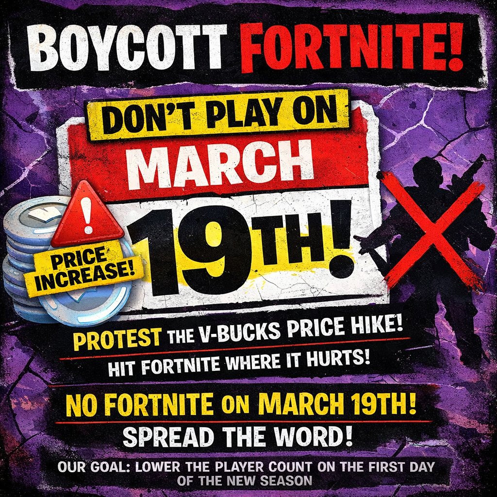 <a href="/Fortnite/">Fortnite</a> Reports incoming... Boycott imminent.