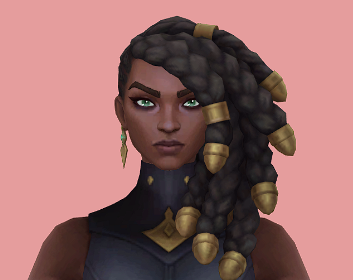 to meio gag com a Senna do TFT sem o capuz