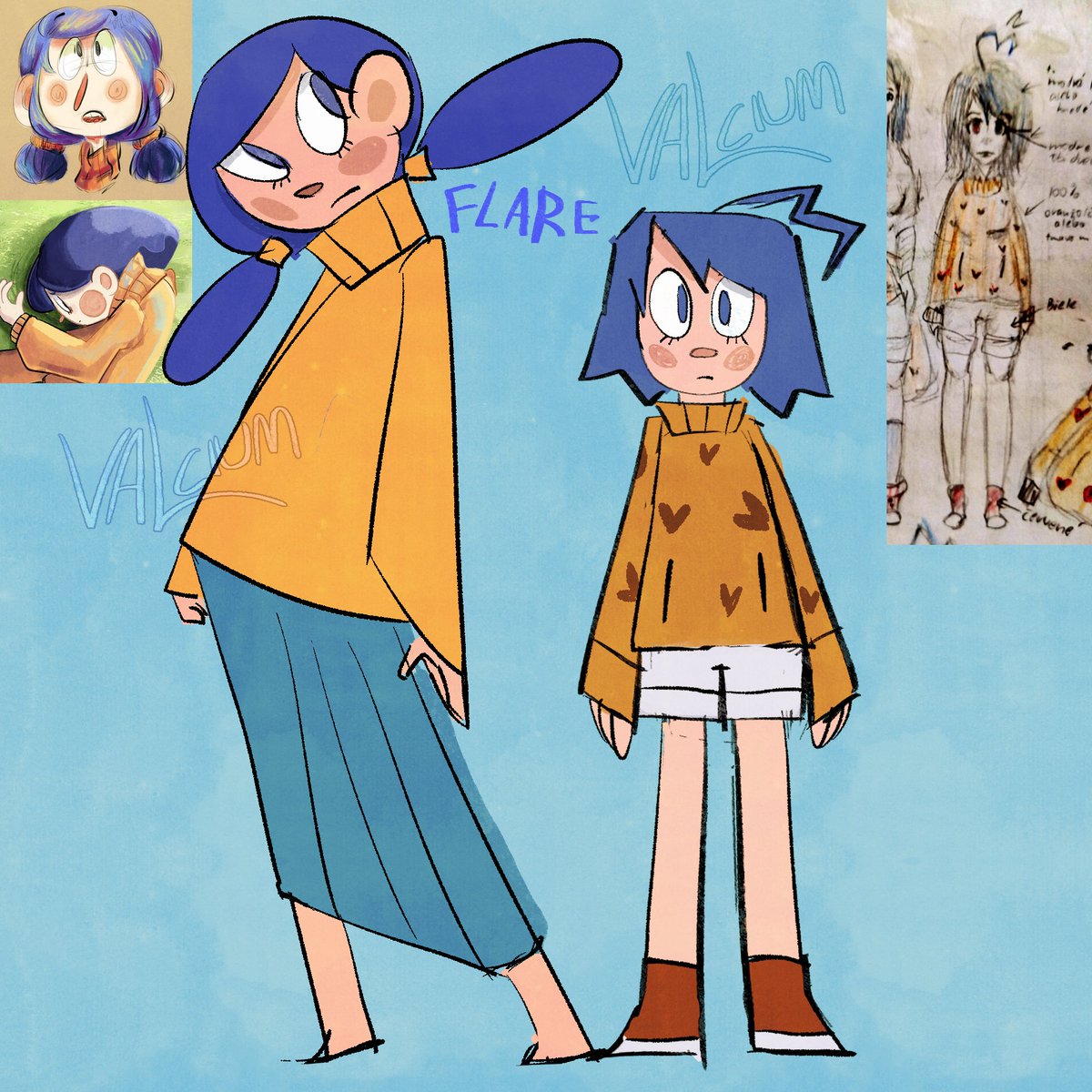I love to see my early OCs grow