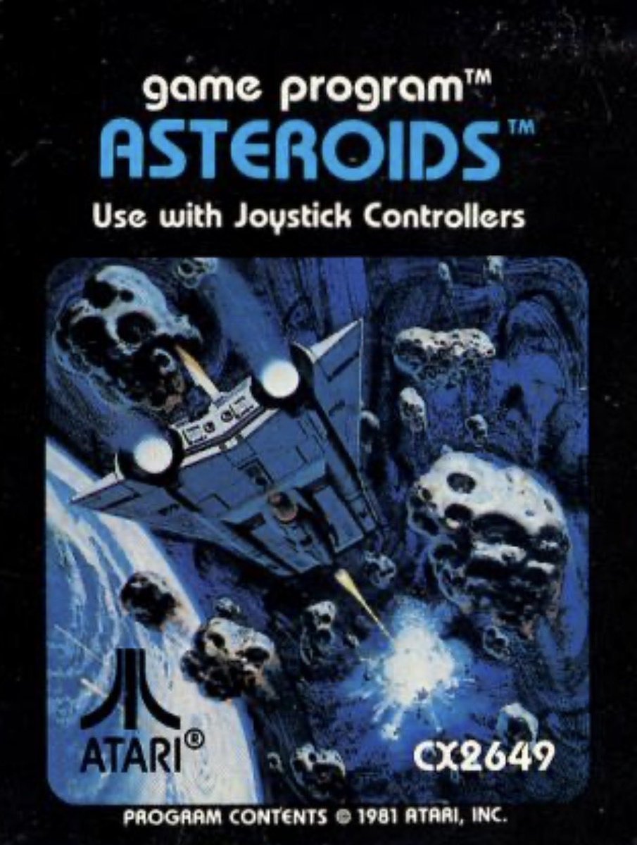 ThatDudeMing's tweet photo. @LoveRetroBTW Asteroids on the 2600. I can’t count how many afternoons I spent playing this game. https://t.co/n8rs6AwKa5