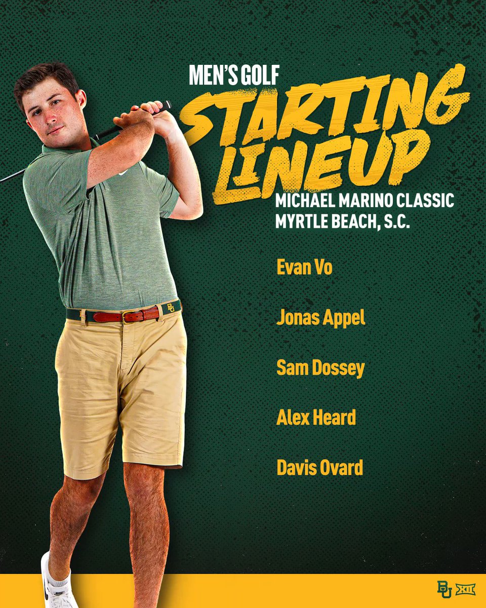 Baylor Men's Golf ⛳️ tweet media