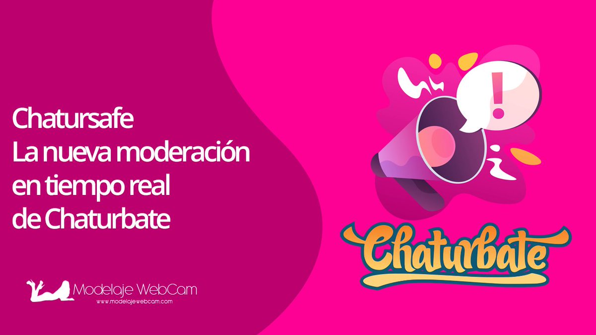 ModelajeWebCam's tweet photo. Chaturbate anuncia Chatursafe, la nueva herramienta de la plataforma que permite mantener segura y respetuosa tu sala.

https://t.co/SoGbzWXE1n https://t.co/8FbRWso71F
