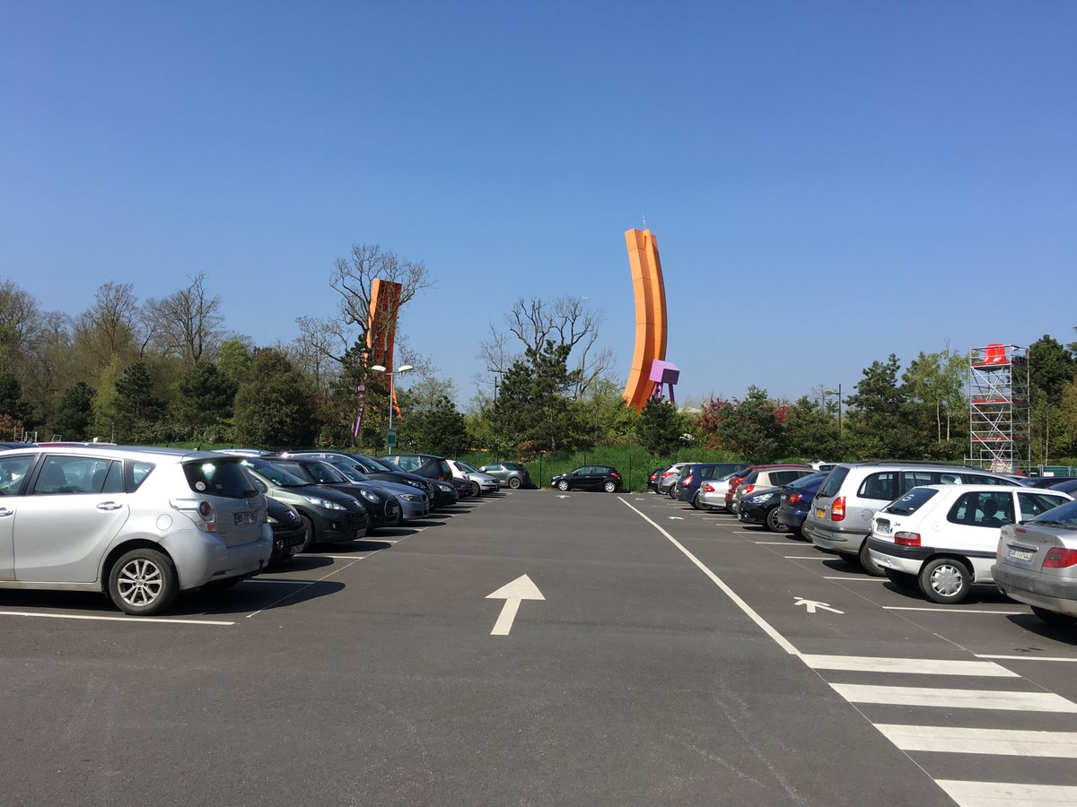 Where today there is a lake once the lake was a car park.  The RC Racer placement was to ensure it would be the orange dominant object in the future #DisneyAdventureWorld. More stories about this park on YouTube.com/jimhshull