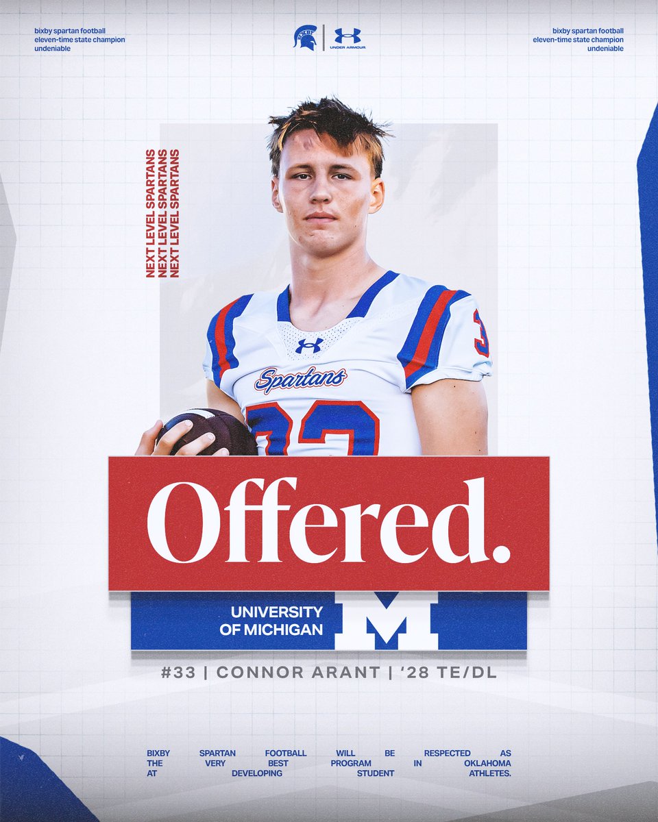 Recruit Bixby Spartan FB tweet media