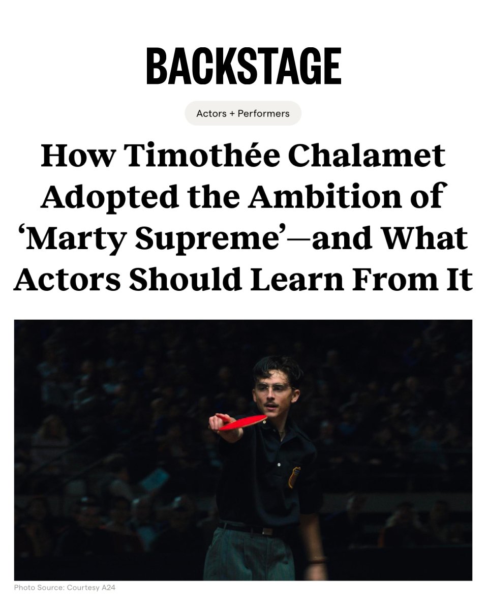 Backstage tweet media