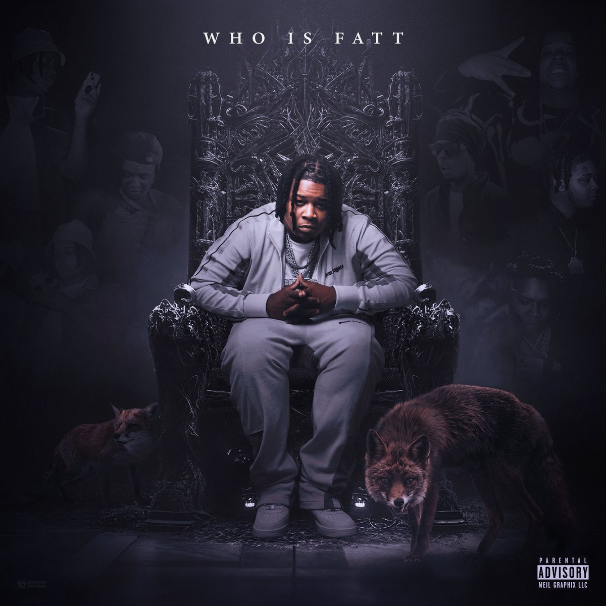WeilGraphix's tweet photo. YTB Fatt - “WHO IS FATT” Official Cover Art &amp; Tracklist Designed By Me 🎨🖼️🔨 (2023) #ytbfatt #coverart #albumart https://t.co/QS7vv8XUMR