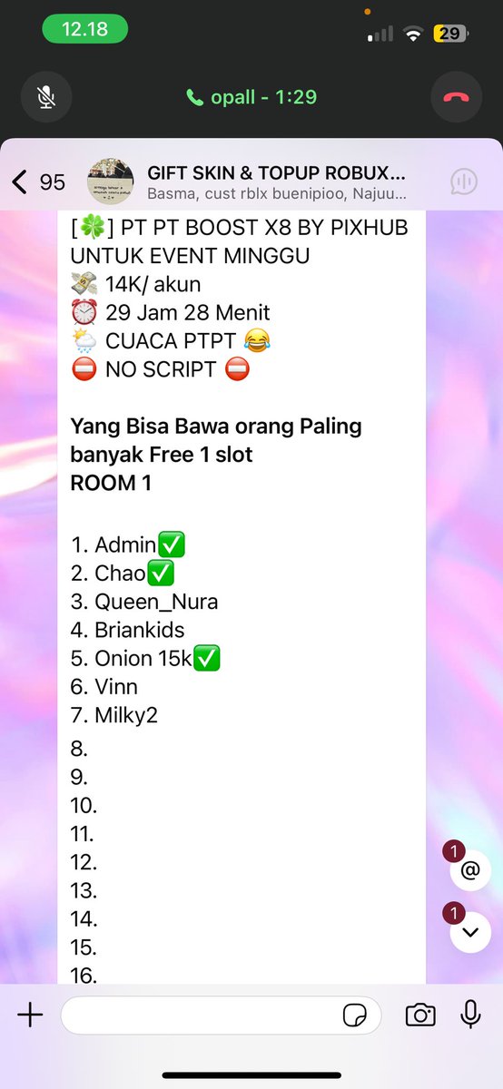 OPEN ROBUX | GIG 💫 tweet media