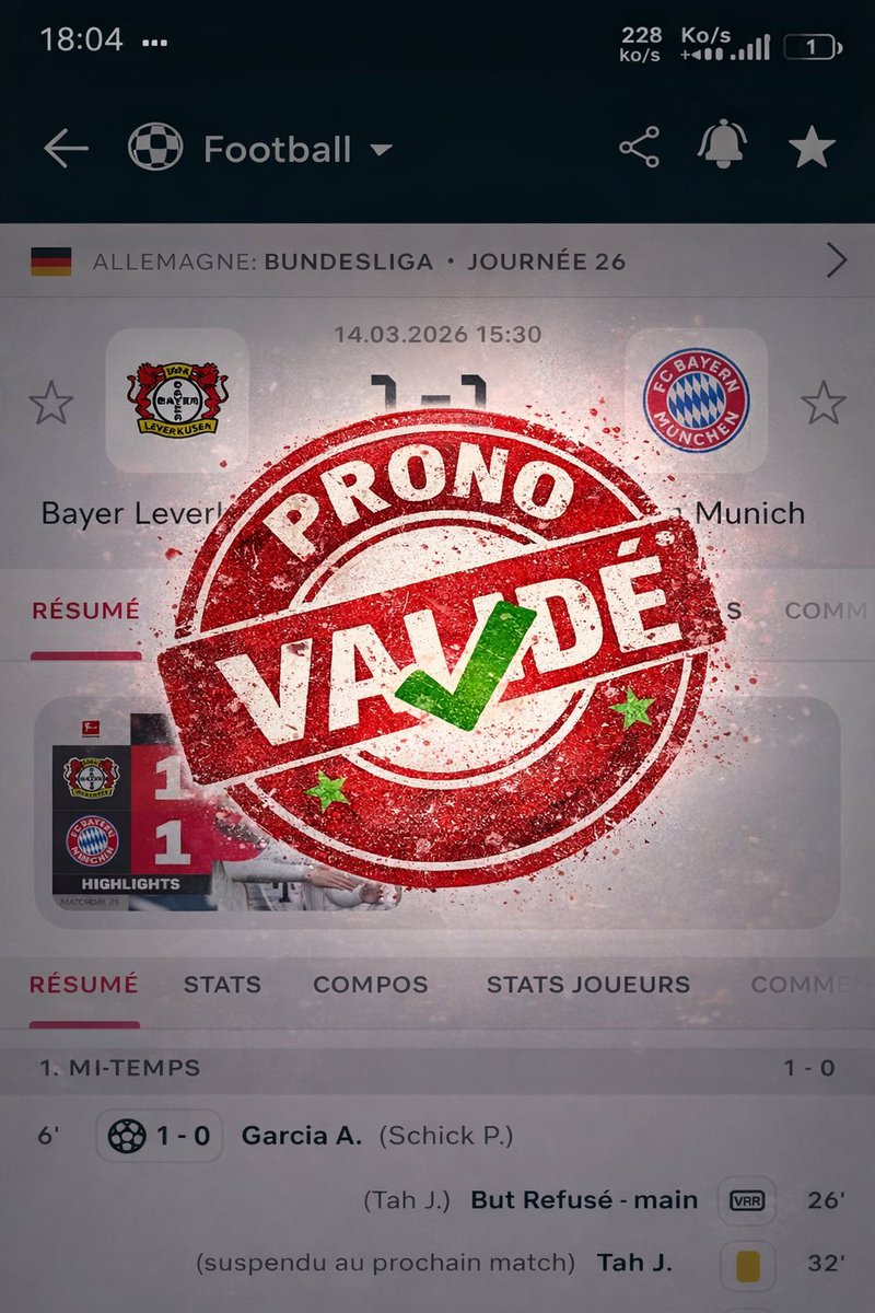 pronostic foot tweet media