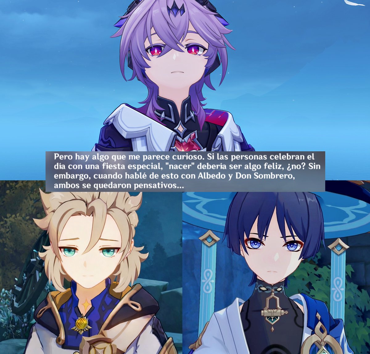 Ay Durin es que tu también le hablas de eso a los únicos que fueron creados y luego tirados por sus mamás 😭😭