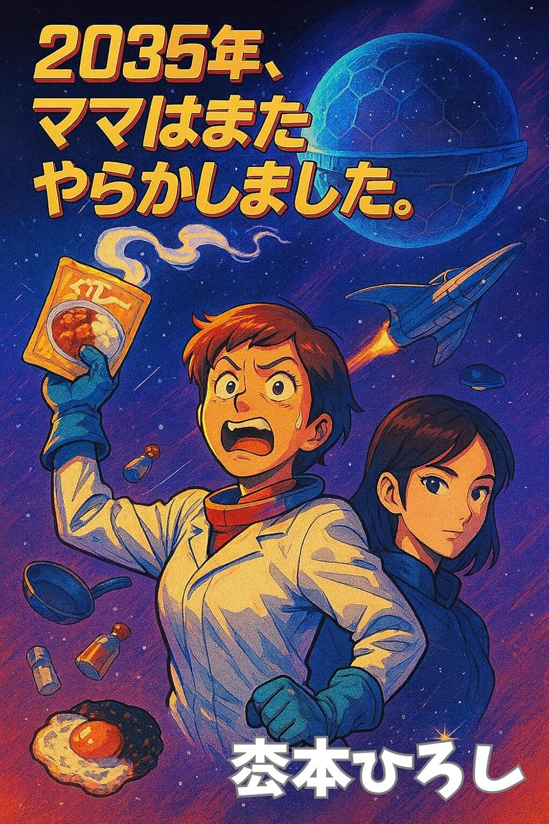 hrs_m's tweet photo. Kindle書籍「2035年、ママはまたやらかしました。」が、3/25・17:00から3/29・17:00まで無料キャンペーンなのでぜひ読んでください。
サクッと読んでもらえる短編小説です。
クリプトニンジャのキャラクター名使ってますｗ

https://t.co/XZNqf3J6Cj

@IHayato
@rii2_4
@CryptoNinja_NFT https://t.co/LLhbMYhtFc