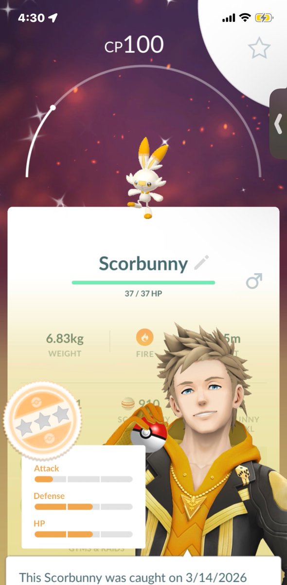Missysartbook's tweet photo. #PokemonGo #CommunityDay #Scorbunny #DexUpdate #Shiny 

✨ https://t.co/d1WvcEeoCX