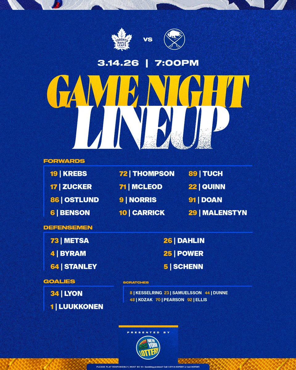 y - Buffalo Sabres tweet media