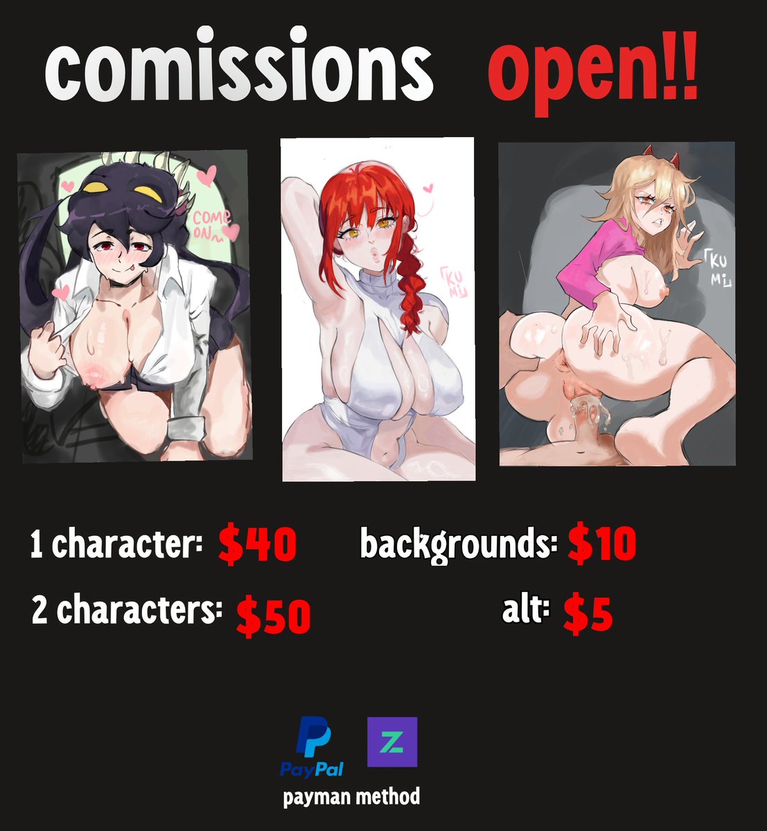 kumi 🔞 (COMMS OPEN) tweet media