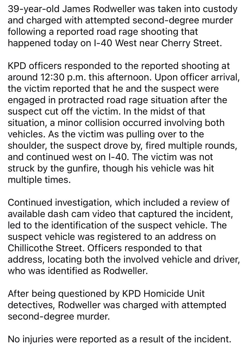 Knoxville Police TN tweet media