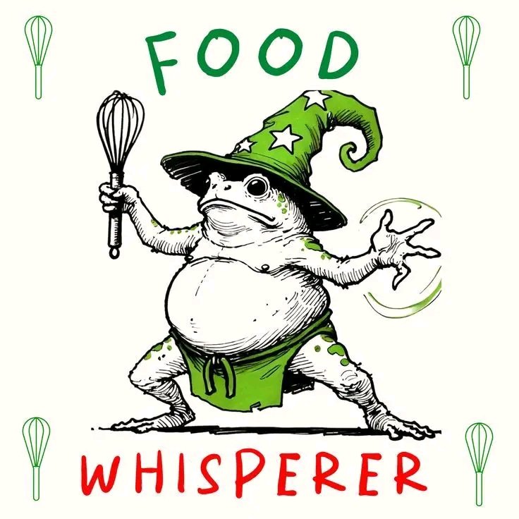 slothnapking's tweet image. When the frog chef says “trust the recipe”… you trust the magic. 🐸🧙‍♂️🥣

#FoodWhisperer #FrogChef #FrogHumor #FrogGang #FrogWorld #CuteFrogs #FrogGroup