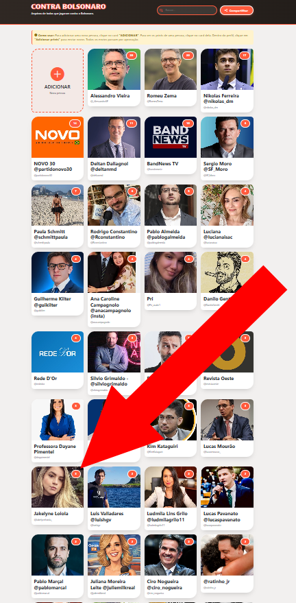 ACatracaBR's tweet photo. Você achava que ela era Bolsonarista?

Te enganou direitinho então... https://t.co/IgAvmRYNrJ