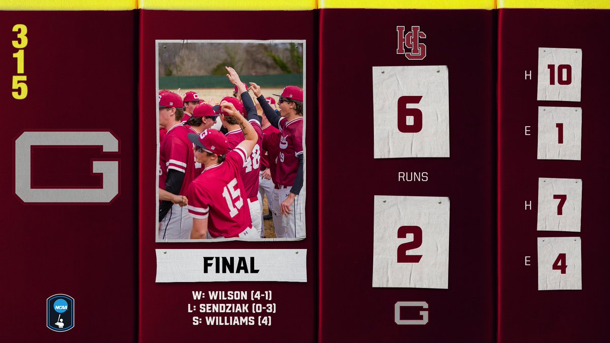 Guilford College Baseball tweet media