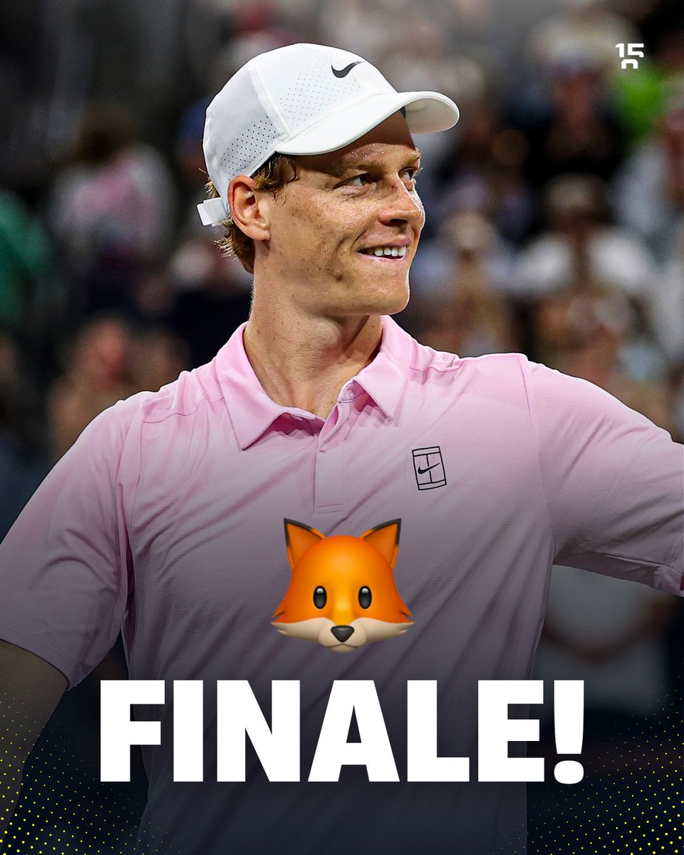 JANNIK SINNER IN FINALE A INDIAN WELLS 🦊🌴

Grazie alla vittoria in due set su Alexander Zverev, Sinner diventa il primo italiano di sempre a raggiungere la finale del torneo californiano. Niente da fare per il tedesco, partito solido al servizio in entrambi i parziali ma poi