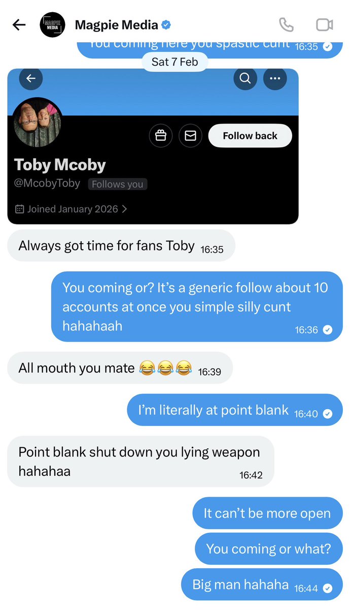 Toby Mcoby tweet media