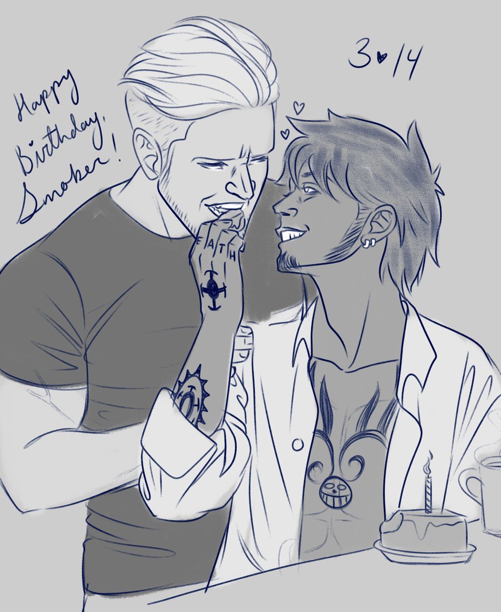 EyyItsBei's tweet photo. 🚬Happy Birthday🚬 
#スモーカー誕生祭2026
#スモーカー生誕祭2026 
#ONEPIECE #SMOLAW https://t.co/McQSnCDCLd