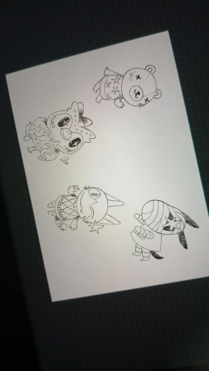 Preparing sticker for a convention i'm not dead guys 😭