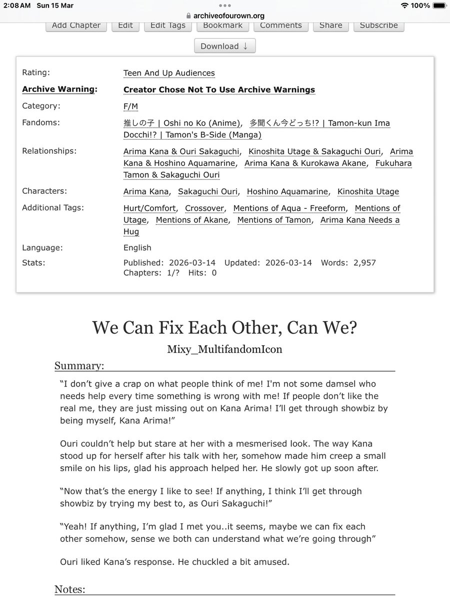 Mixy | Ouri's No.1 Oshi 💙 tweet media