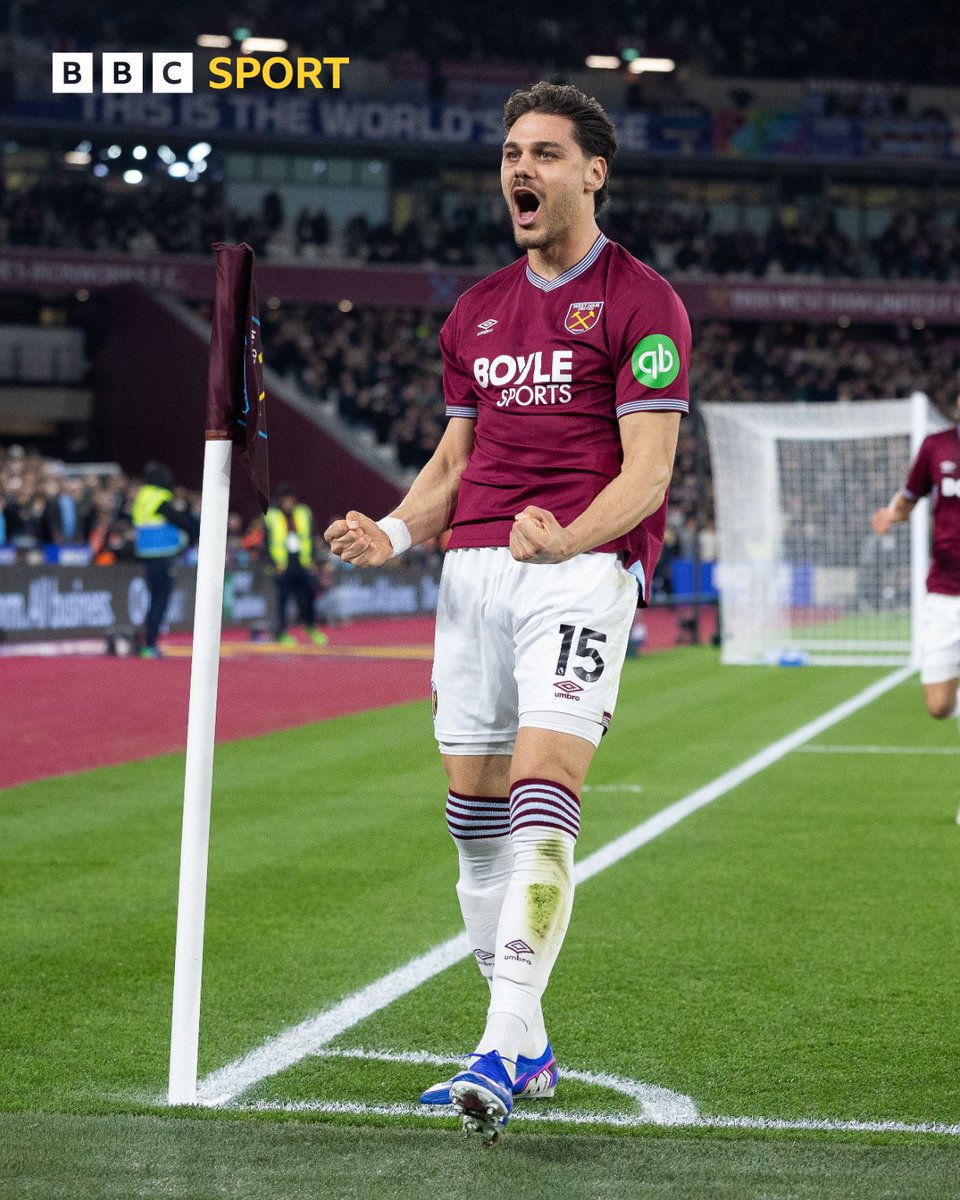 West Ham are out of the relegation zone for the first time since 2 December 🫧