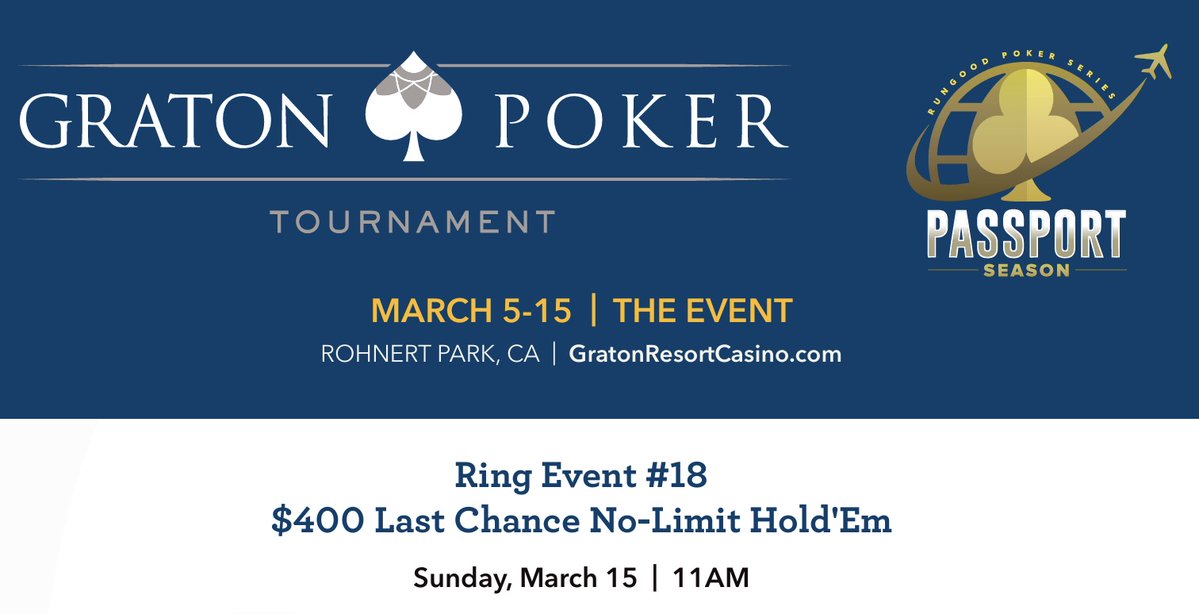 Graton Poker Room tweet media