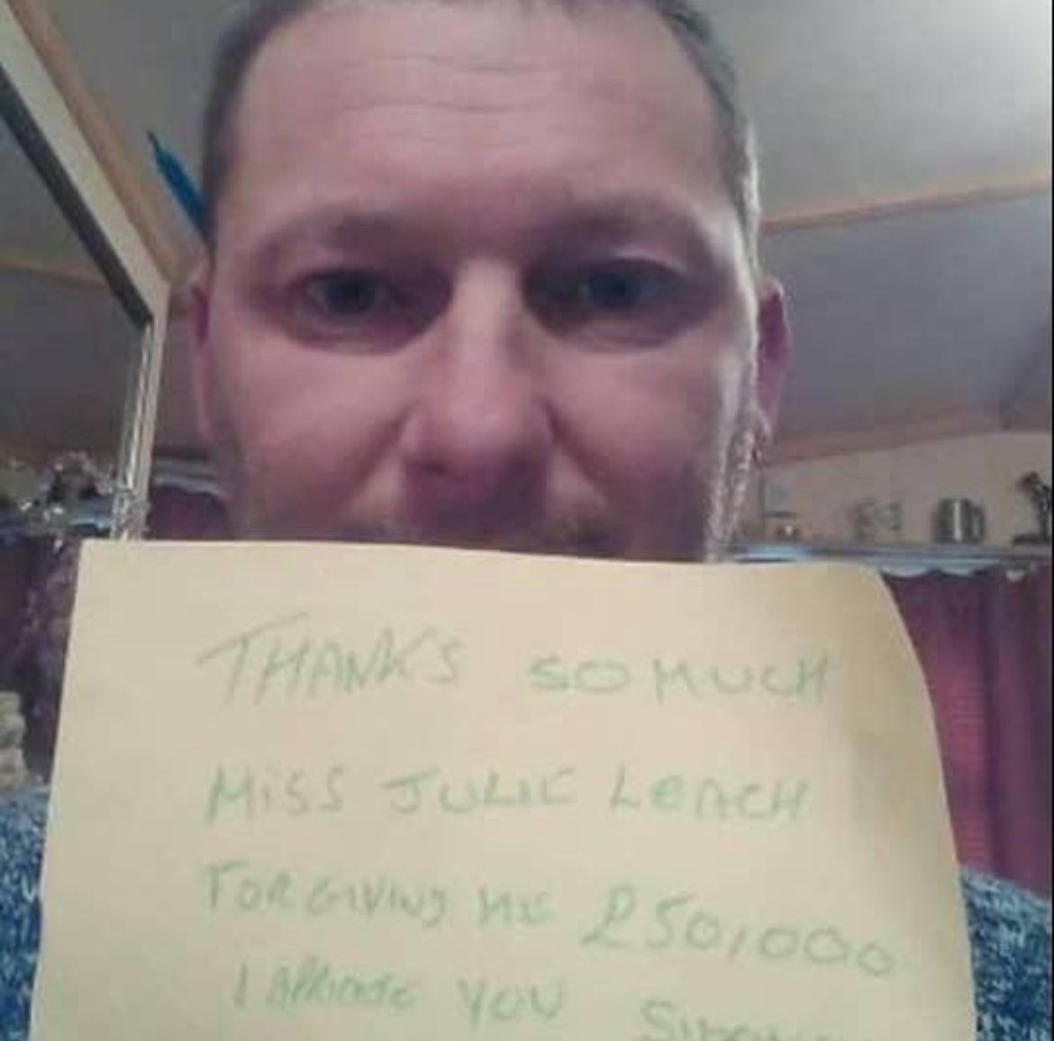 JulieLeach4l's tweet photo. Congratulations
You got your winnings delivered to you... pay off your debts https://t.co/l77G7fyqBc