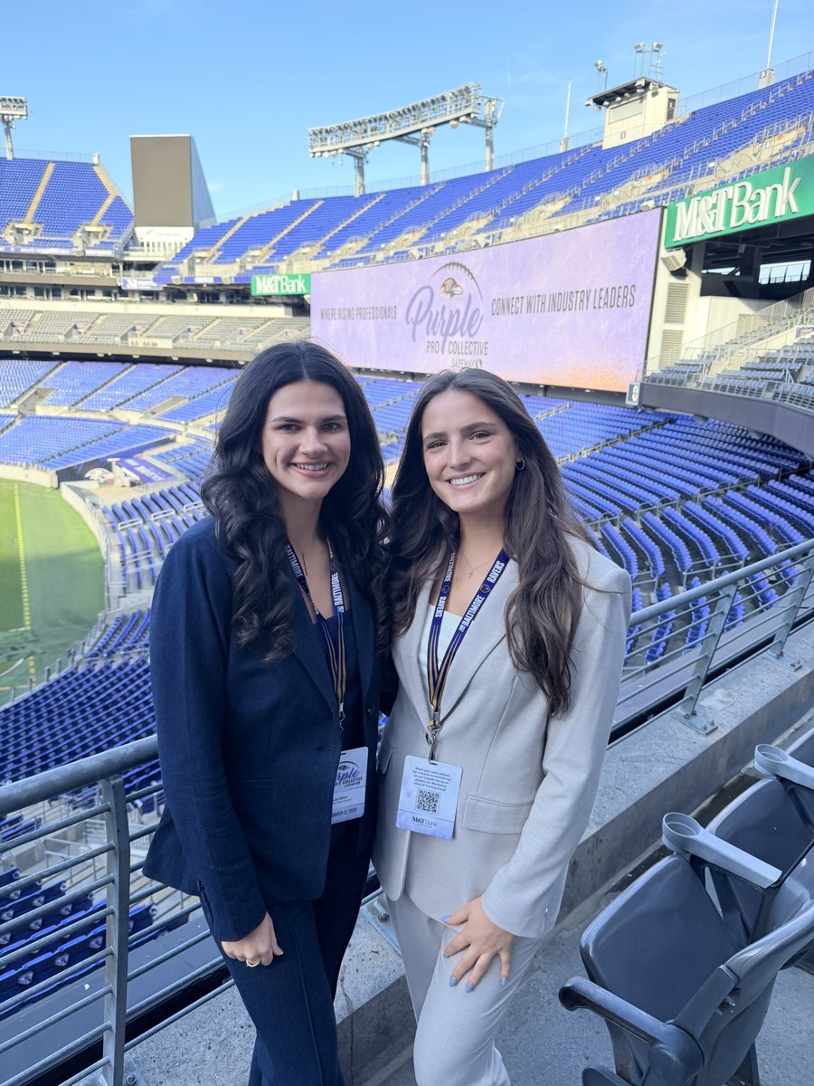 SalisburyWBB's tweet photo. Coach Guy, Nadia, and Nicole had the opportunity to represent SUWB at the Baltimore @Ravens Purple Pro Collective event yesterday! They had a great time networking and learning from other female leaders in sport. https://t.co/F2QHWdXNhl