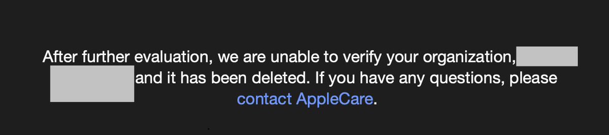 lover_of_bacon's tweet photo. @AppleSupport  Could you please explain how this is the support we receive? No requests, no feedback, just this email. 
I filled in everything, I provided all information needed. Opening the link has no options for ABM, so how on earth do I get us registered? https://t.co/ZA9QR8osdo