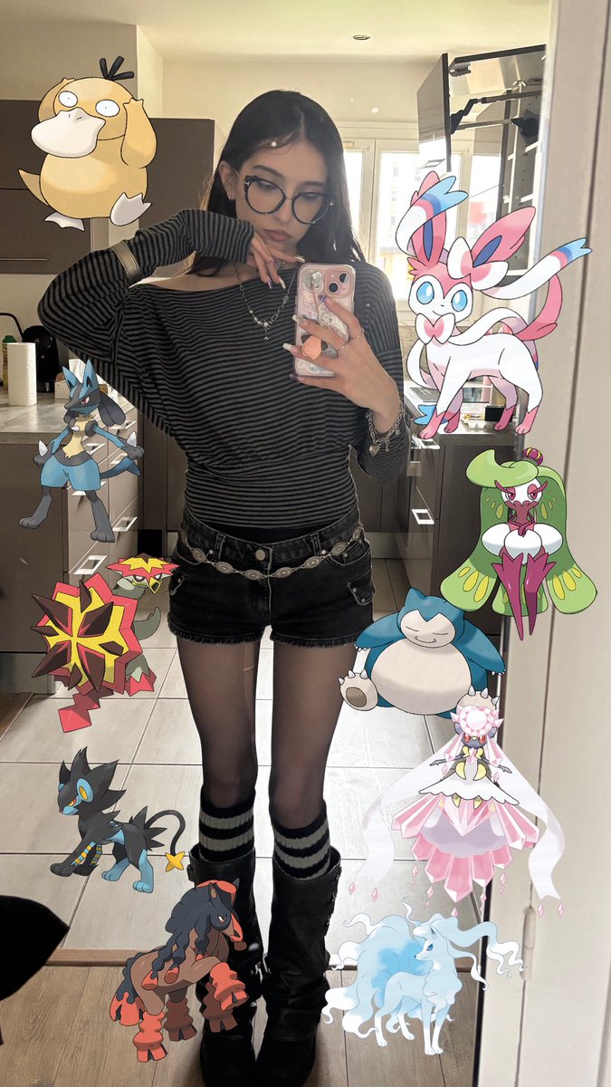 meowd0ll's tweet image. me + my 10 fav pokemons (〃ω〃)