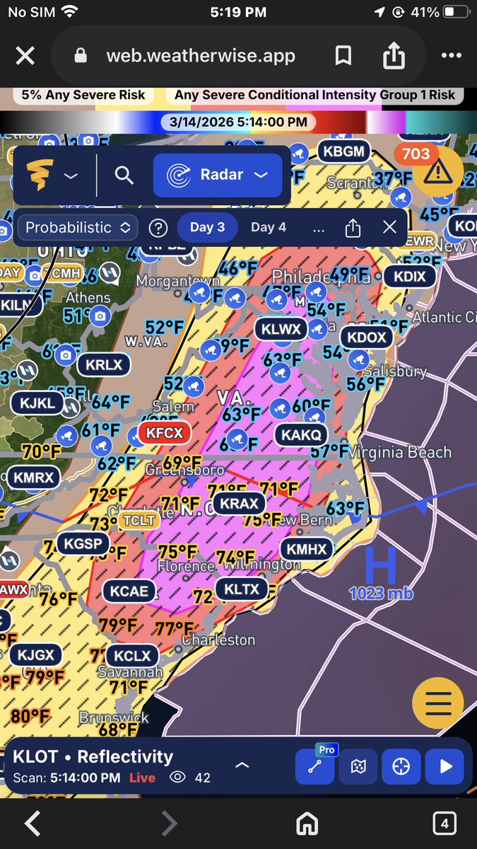 TheWXLegend's tweet photo. A potential upgrade to a Moderate Risk (4/5) of severe weather is possible for Monday. Stay weather aware! https://t.co/7FiMFckGPu