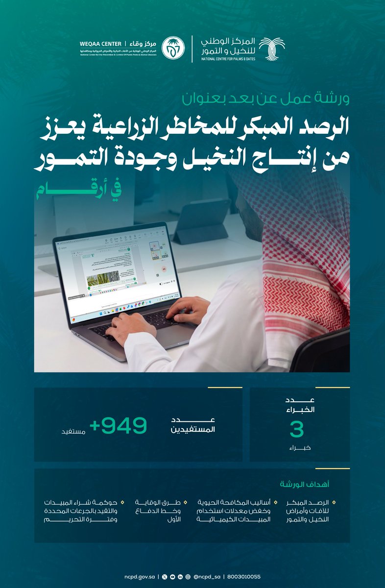 المركز الوطني للنخيل والتمور tweet media