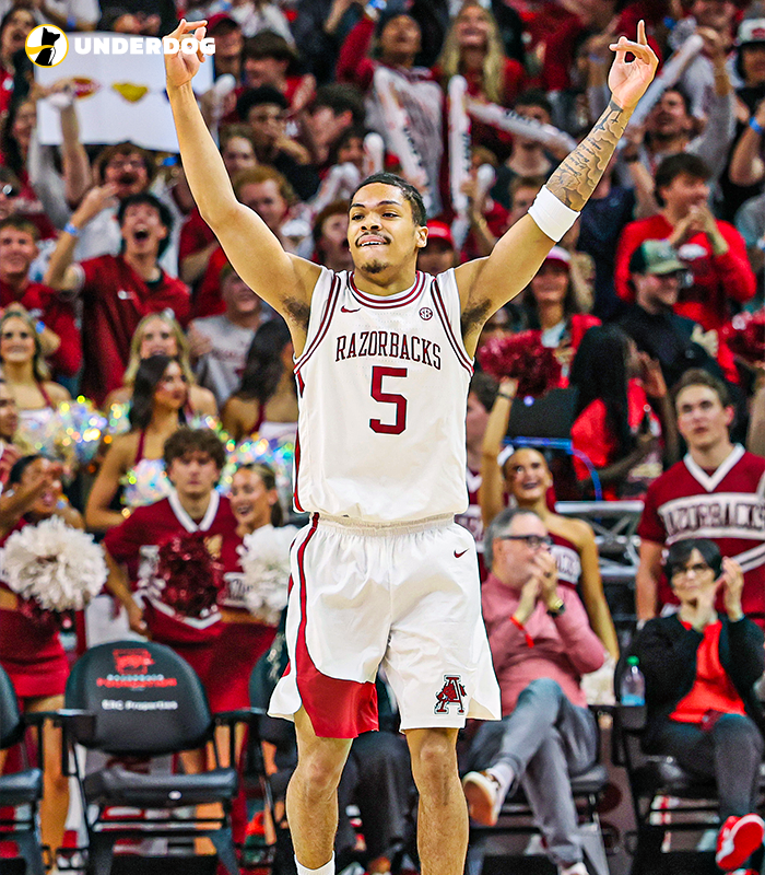 Underdog's tweet image. Darius Acuff becomes the 28th player in D1 men's basketball history to reach 700+ points, 200+ assists, and 100+ rebounds in a season.

The last player to achieve this was Ja Morant in 2018-19.