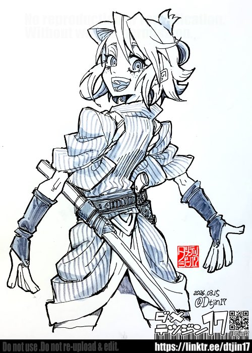 「#おきらくがき #doodles #oc」|ダメテツジン17のイラスト