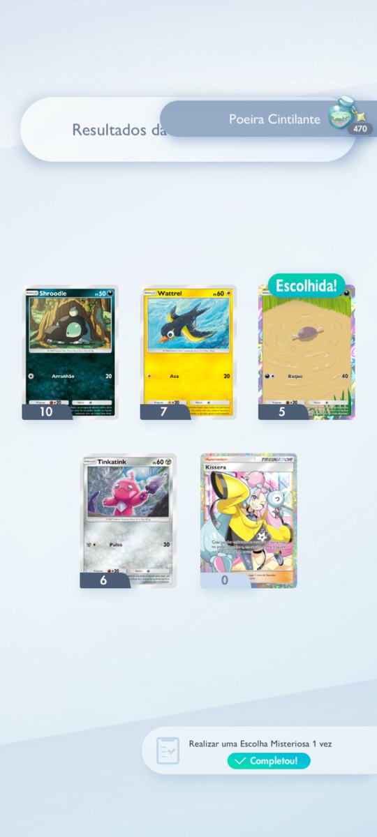 🥺 Mais um treinador duas estrelas perdido na escolha 24 horas, a fase pra mim não tá boa 😭😭

#PokemonTCGPocket