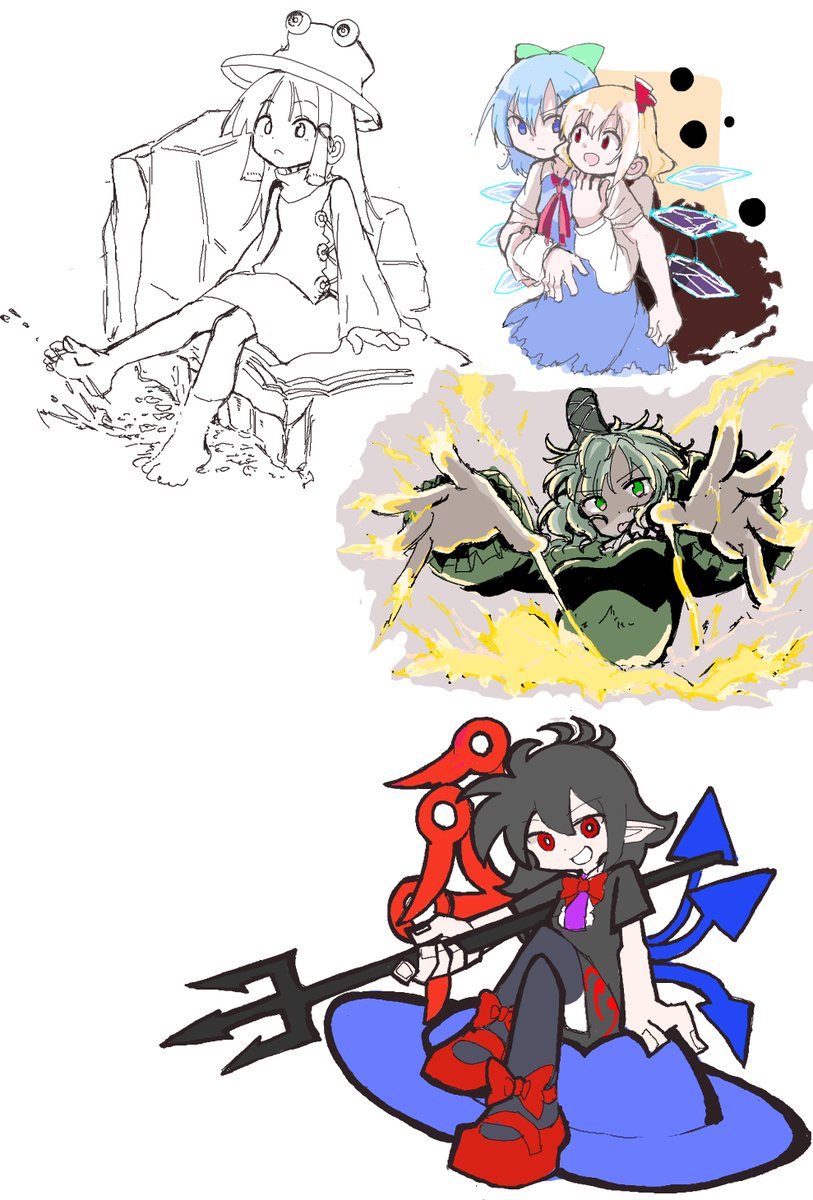 絵チャした。修行しなきゃいけない