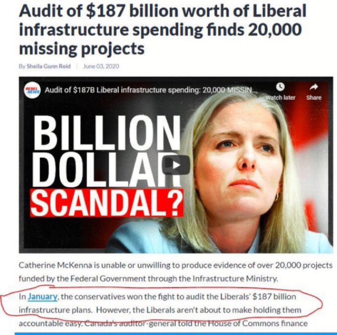 TheBuckYouWill's tweet photo. (I’ll NEVER stop posting this… that bitch owes us!)

🚨WHERE IS THE FUCKING MONEY MCKENNA?🚨

How come this story has just 'disappeared' from the national conversation?

--> $187,000,000,000 !!POOF!! !!GONE!! <--

THE CANADIAN MEDIA IS 100% COMPLICIT IN *ANOTHER* LIBERAL COVER-UP.

(Make sure to tag @cathmckenna - she's blocked me for some odd reason - maybe because I told everyone she ate dog when she was in China - Spoiler: She did!!!😜)